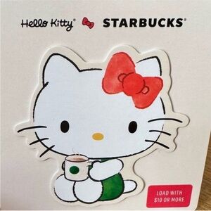 Starbucks Hello Kitty non loaded gift Card with Red Bow
